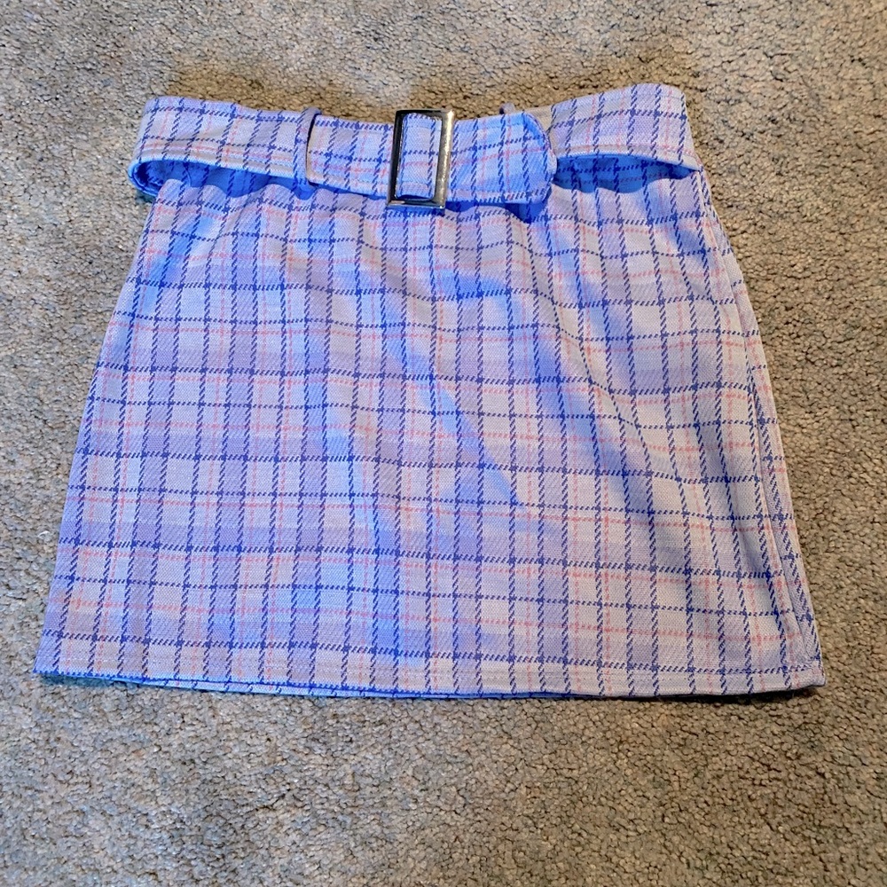 Rue21 pastel plaid skirt